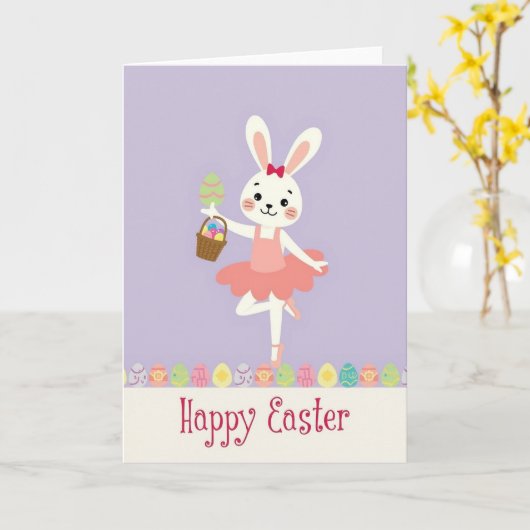 Pastel Ovoids Springtime Card Karte (Gelbe Blume)