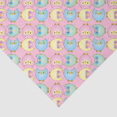 Pastel Owl Baby Girl Shower Thema Seidenpapier (Ausschnitt)