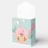 Pastel Owl Glückwunsch zum Geburtstag. Geschenkschachtel (Geöffnet)