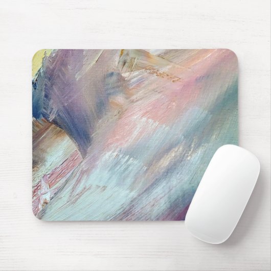 Pastel Paint Abstrakt Mousepad (Mit Mouse)