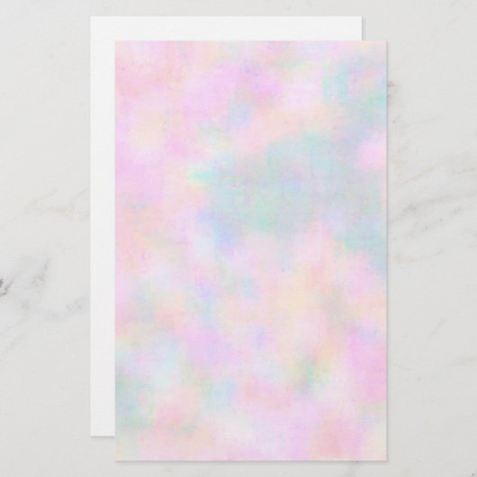 Pastel Paint Briefpapier (Vorne/Hinten)