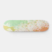 Pastel Paint Spritzer Skateboard Deck (Horizontal)