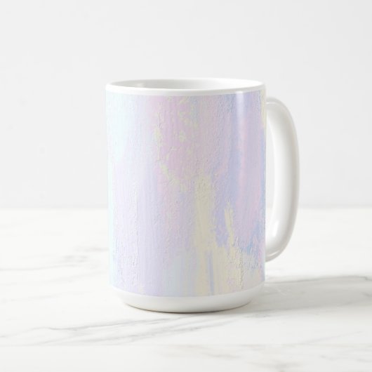 Pastel Paint Strokes Kaffeetasse (VorderseiteRechts)