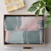 Pastel Paint Strokes Muster Seidenpapier (Geschenk)