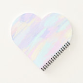 Pastel Paint Strokes Notizblock (Rückseite)