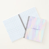 Pastel Paint Strokes Notizblock (Innenseite)