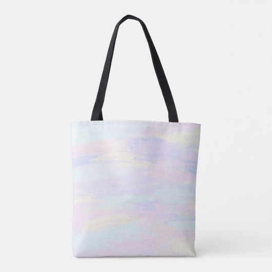 Pastel Paint Strokes Tasche (Rückseite)