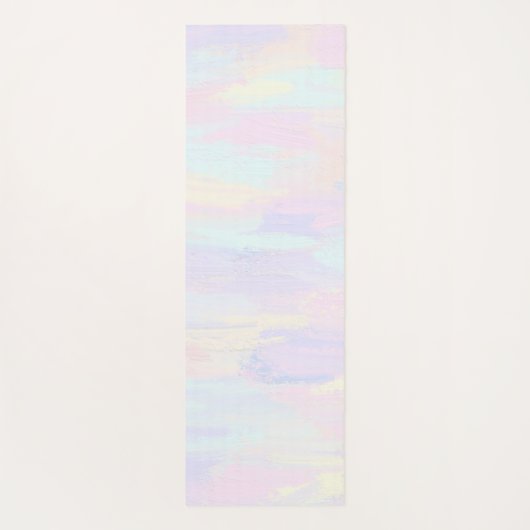 Pastel Paint Strokes Yogamatte (Rückseite)