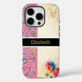 Pastel Paisley Blooms and Whimsical Blush Case-Mate iPhone Hülle (Rückseite)
