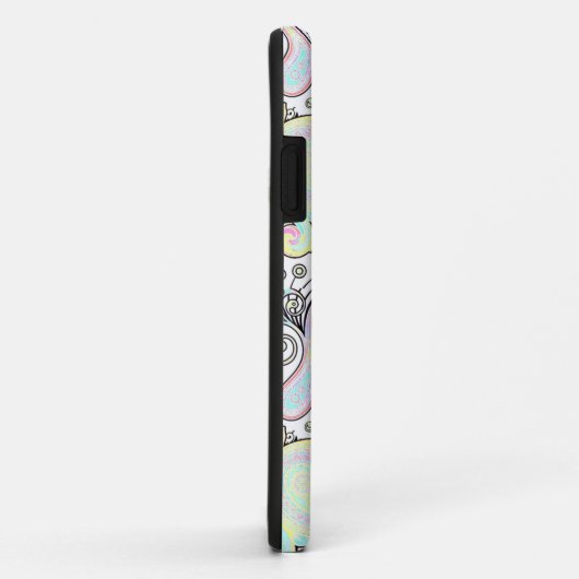 Pastel Paisley Case-Mate iPhone Hülle (Hinten/Rechts)