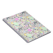 Pastel Paisley Notizblock (Rechte Seite)