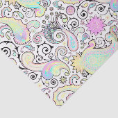 Pastel Paisley Seidenpapier (Ausschnitt)