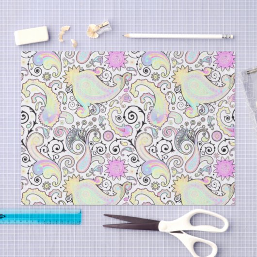 Pastel Paisley Seidenpapier (Handwerk)