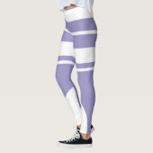 Pastel Pale Lavendel Lila Abstrakte Kunst, Dichtun Leggings (Links)