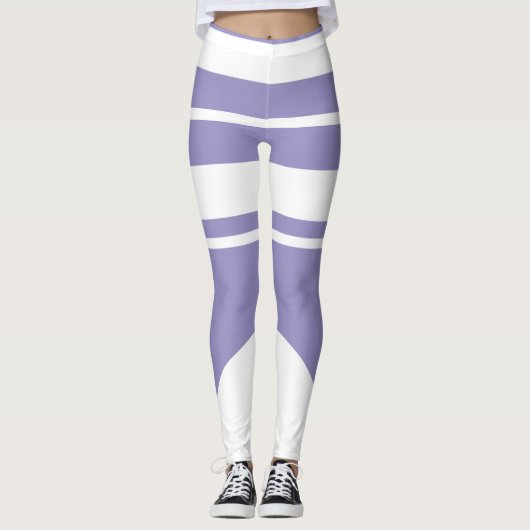 Pastel Pale Lavendel Lila Abstrakte Kunst, Dichtun Leggings (Vorderseite)