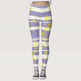 Pastel Pale Lavendel Lila Abstrakte Kunst Leggings