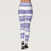 Pastel Pale Lavendel Lila Abstrakte Kunst Leggings (Rückseite)