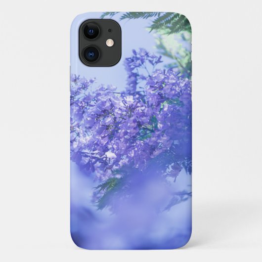 Pastel Pale Lila Jacaranda Blume iPhone 11 Fall Case-Mate iPhone Hülle (Rückseite)