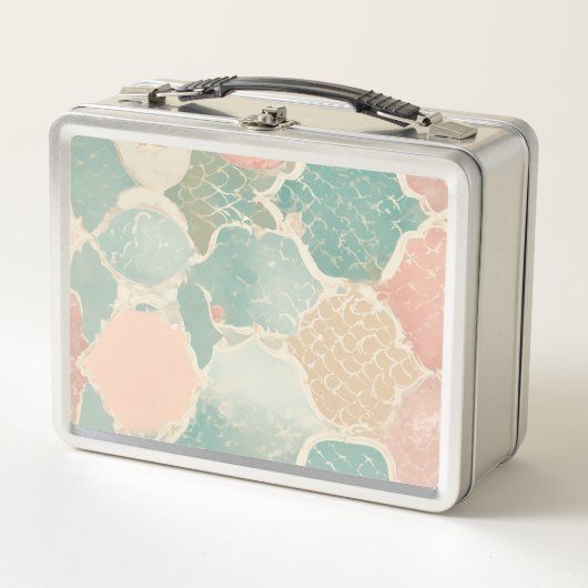 Pastel Pallette Metall Brotdose (Vorderseite)