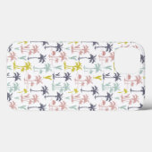 Pastel Palm Tree by Beach Pattern Case-Mate iPhone Hülle (Rückseite (Horizontal))