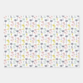 Pastel Palm Tree by Beach Pattern Geschenkpapier Set (Vorderseite 2)