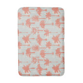 Pastel Palm Tree Muster Badematte (Vorderseite Vertikal)