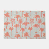 Pastel Palm Tree Muster Fußmatte (Vorderseite)