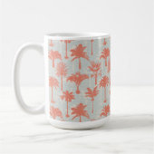 Pastel Palm Tree Muster Kaffeetasse (Links)
