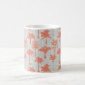 Pastel Palm Tree Muster Kaffeetasse (Mittel)
