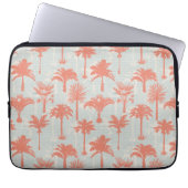 Pastel Palm Tree Muster Laptopschutzhülle (Vorderseite)