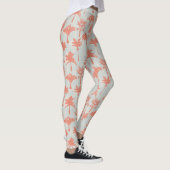 Pastel Palm Tree Muster Leggings (Rechts)