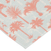 Pastel Palm Tree Muster Mittelgroßer Tischläufer (Ecke)