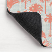 Pastel Palm Tree Muster Mousepad (Ecke)