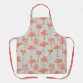 Pastel Palm Tree Muster Schürze (Vorderseite)