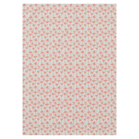 Pastel Palm Tree Muster Tischdecke (Vorderseite)