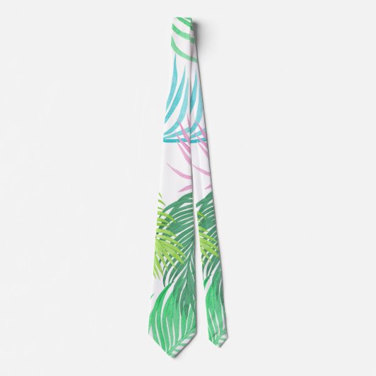 Pastel Palms Krawatte (Vorderseite)