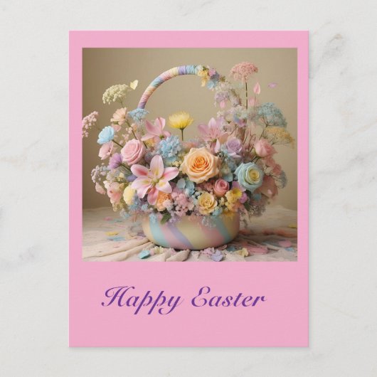 '" PASTEL PARADISE " POSTKARTE (Vorderseite)