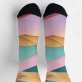 Pastel Paradise - Streifen Socken (Oben)