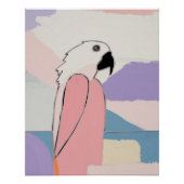 PASTEL PARROT POSTER (Vorderseite)