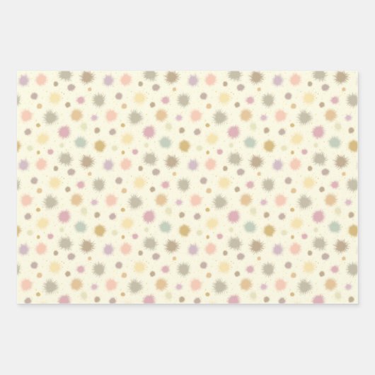 Pastel Party Pollen - nahtlos. Geschenkpapier Set (Vorderseite 2)