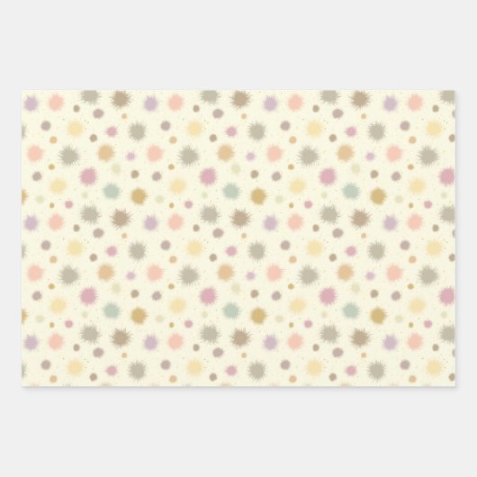 Pastel Party Pollen - nahtlos. Geschenkpapier Set (Vorderseite)