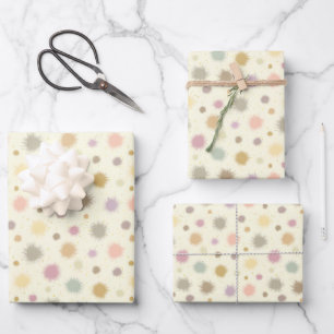 Pastel Party Pollen - nahtlos. Geschenkpapier Set