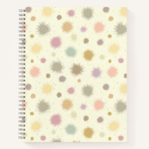 Pastel Party Pollen - nahtlos. Notizblock