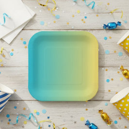 Pastel partyware/Paper plates/Birthday party Pappteller