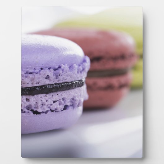 Pastel Pastry Koch French Macaron Fotoplatte (Vorderseite)