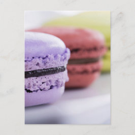 Pastel Pastry Koch French Macaron Postkarte