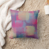 Pastel Patchwork Abstract Design Kissen (Decke)