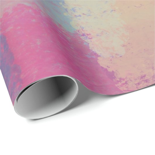 Pastel Patchwork Abstrakt Dreamy Design Geschenkpapier (Rolleneckpunkt)