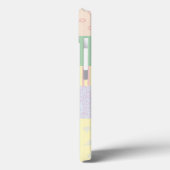 Pastel Patchwork Case-Mate iPhone Hülle (Rückseite / Links)