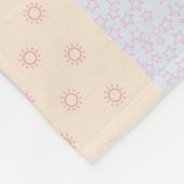 Pastel Patchwork Fleecedecke (Ecke)